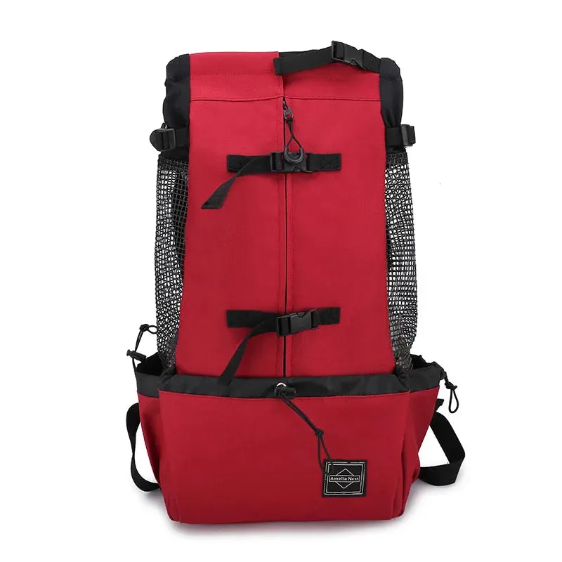 Outdoor Travel Puppy Medium Dog Backpack | Breathable Walking Carrier Bag for Small Dogs | French Bulldog Accessories | Pet Supplies | Alo Trendy