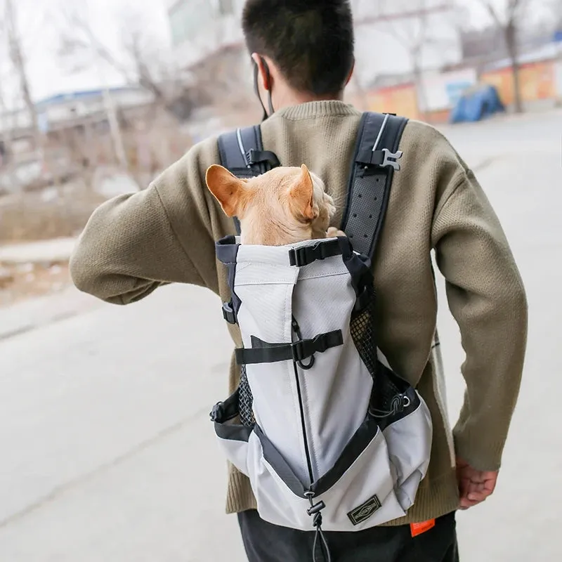 Outdoor Travel Puppy Medium Dog Backpack | Breathable Walking Carrier Bag for Small Dogs | French Bulldog Accessories | Pet Supplies | Alo Trendy