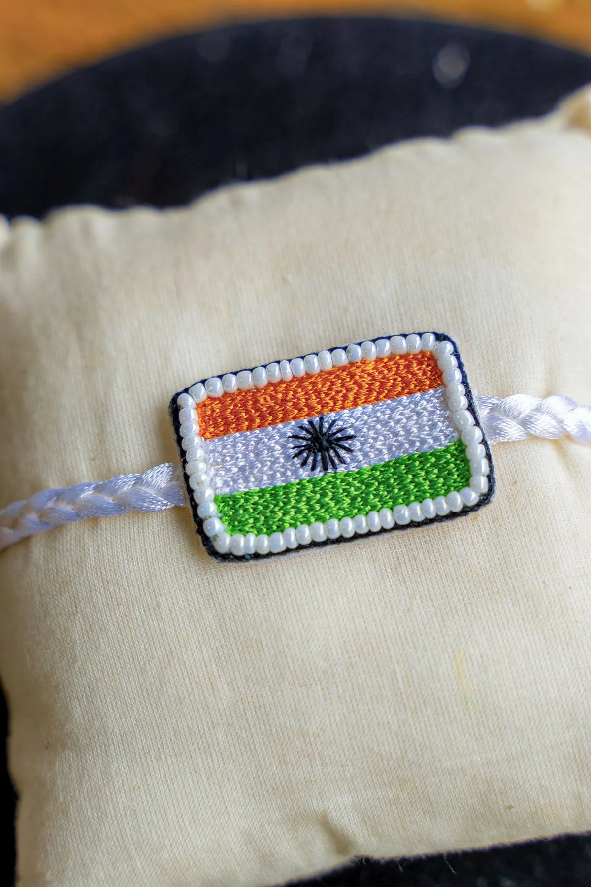 Patriot Pride Embroidered Rakhi