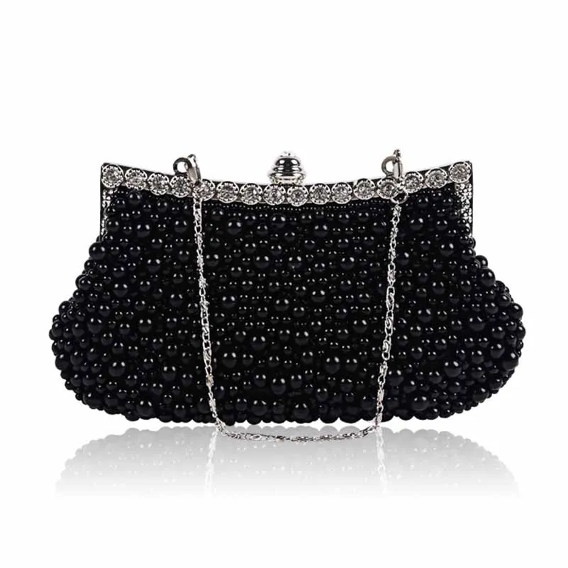 Pearl Wedding Bag Bridal Clutch Bag Cocktail Party Handbag