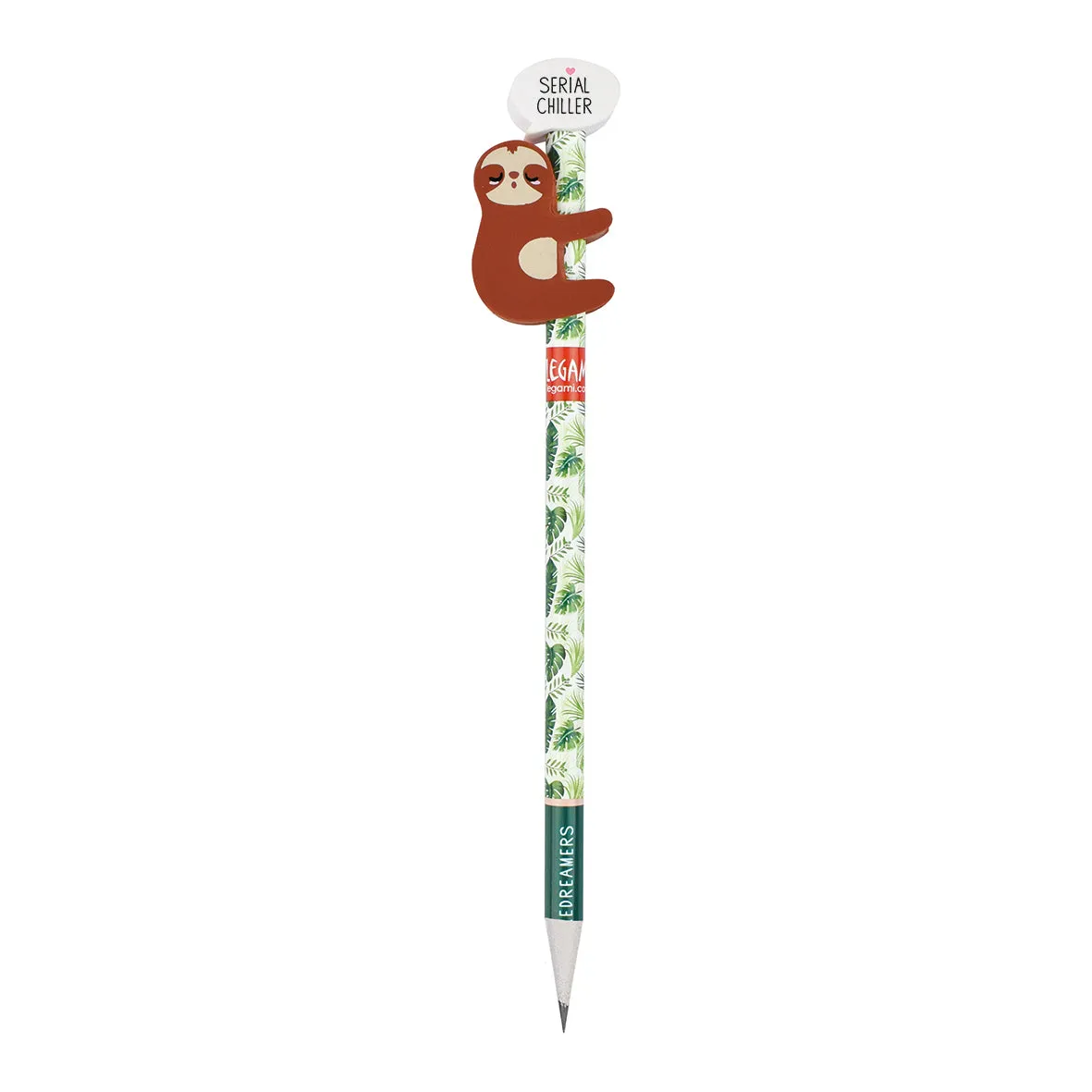Pencil With Eraser - Serial Chiller - Sloth