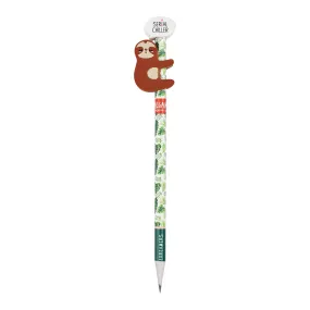 Pencil With Eraser - Serial Chiller - Sloth
