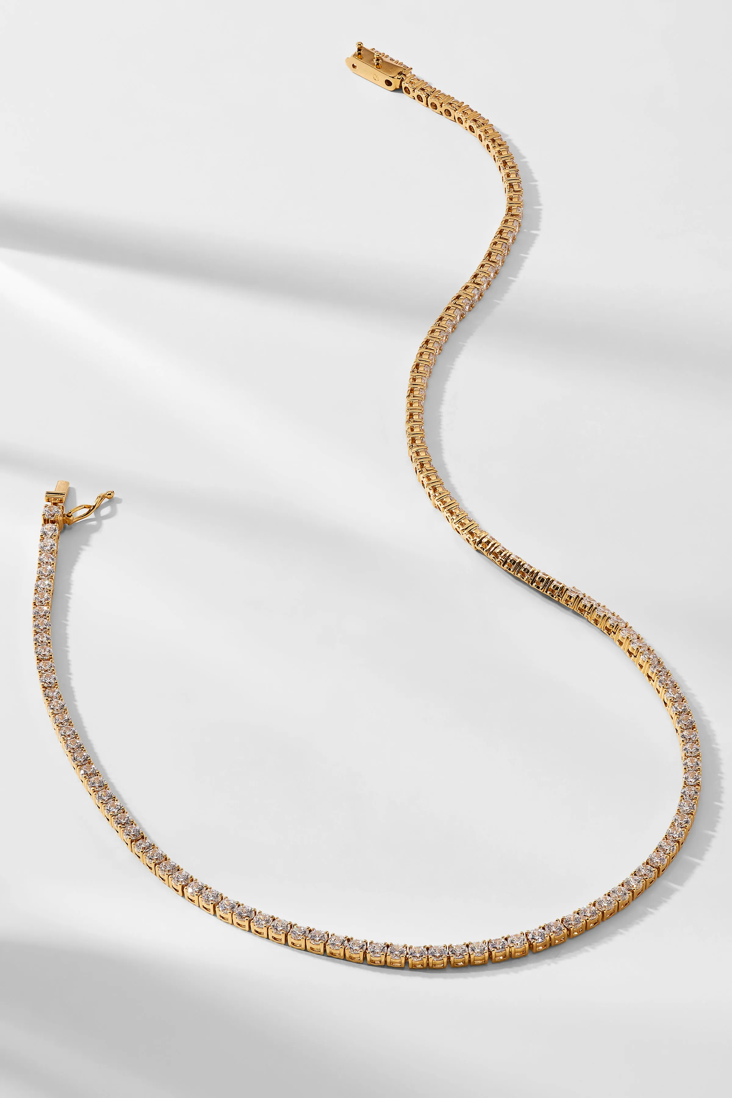 PERFECT TENNIS 3MM CZ NECKLACE