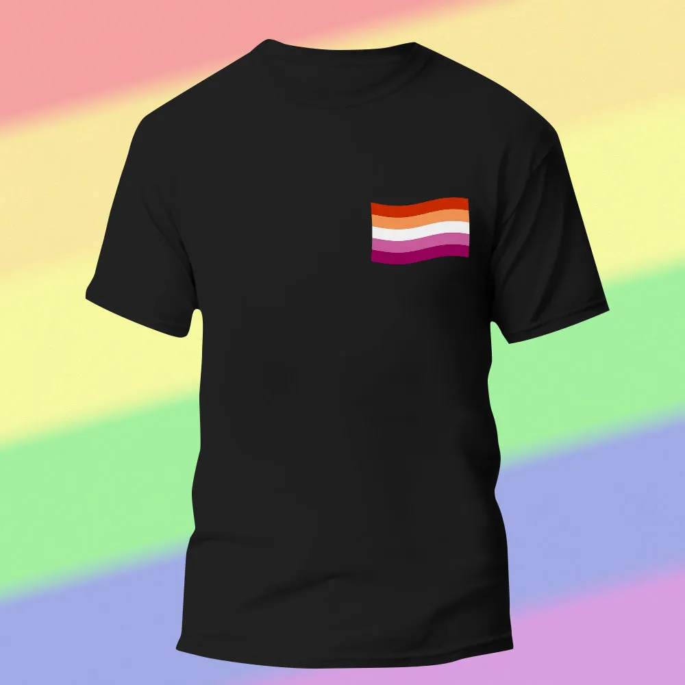 Personalised Gay Pride T-Shirt LGBTQ Rainbow Flag Shirt Gift for Pride Month