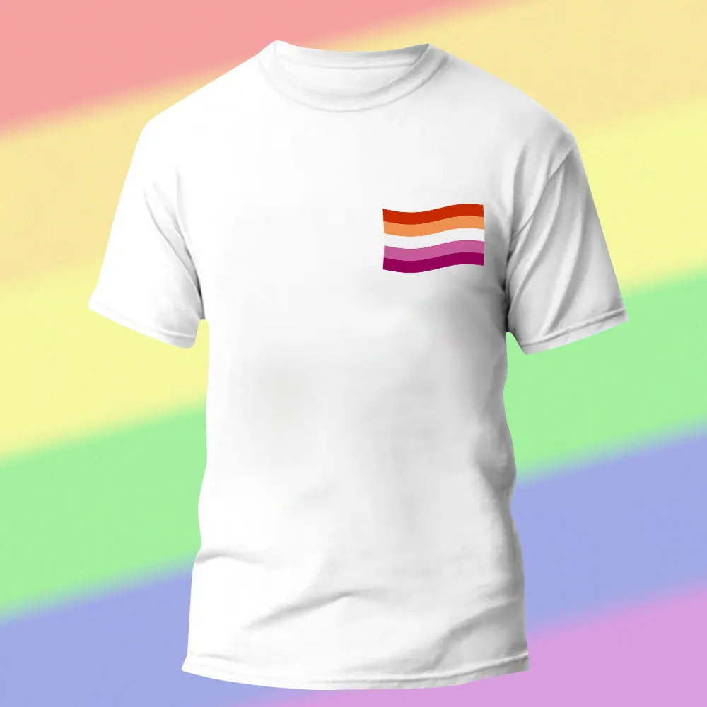 Personalised Gay Pride T-Shirt LGBTQ Rainbow Flag Shirt Gift for Pride Month