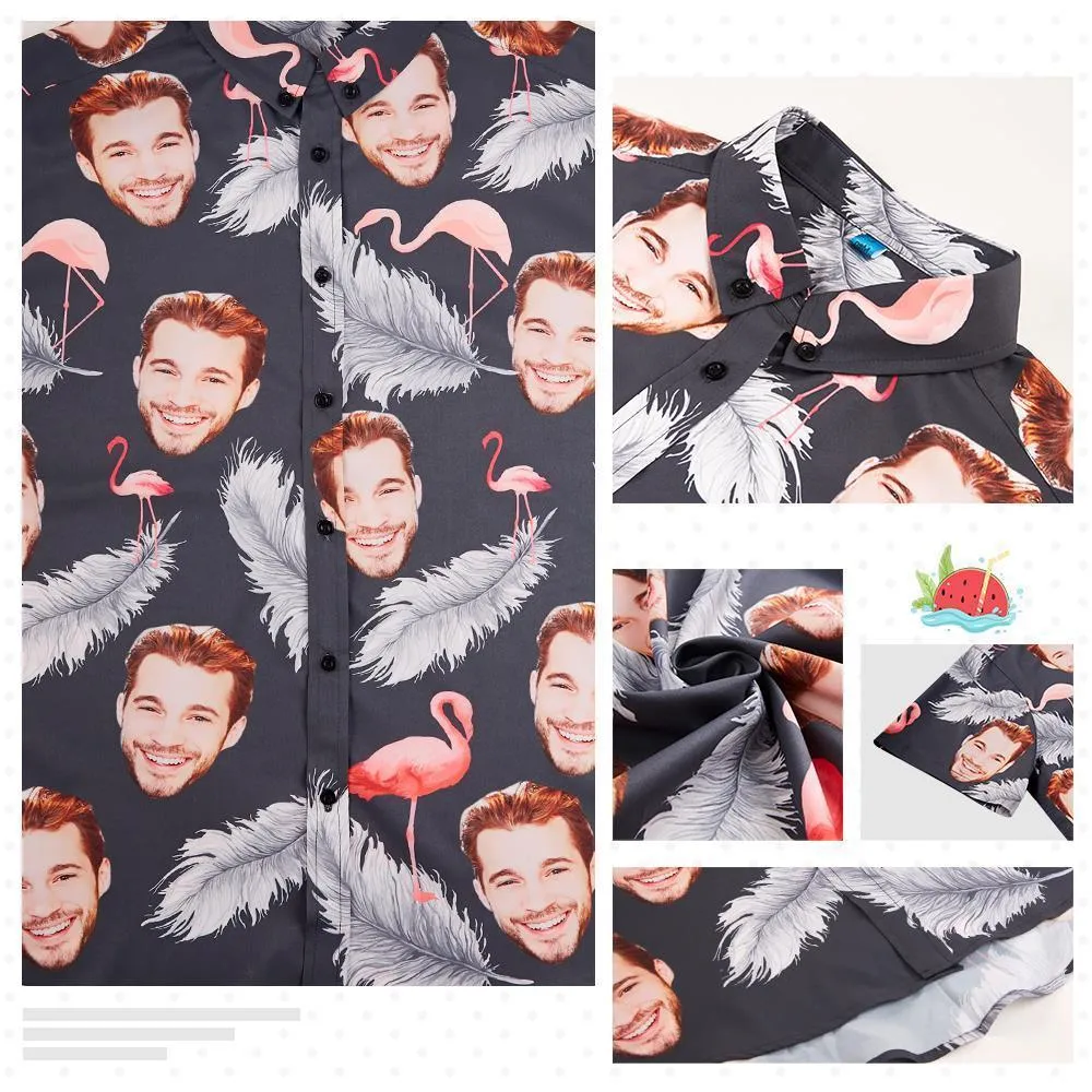 Personalised Hawaiian Shirts Flowers Upload Pet Photo