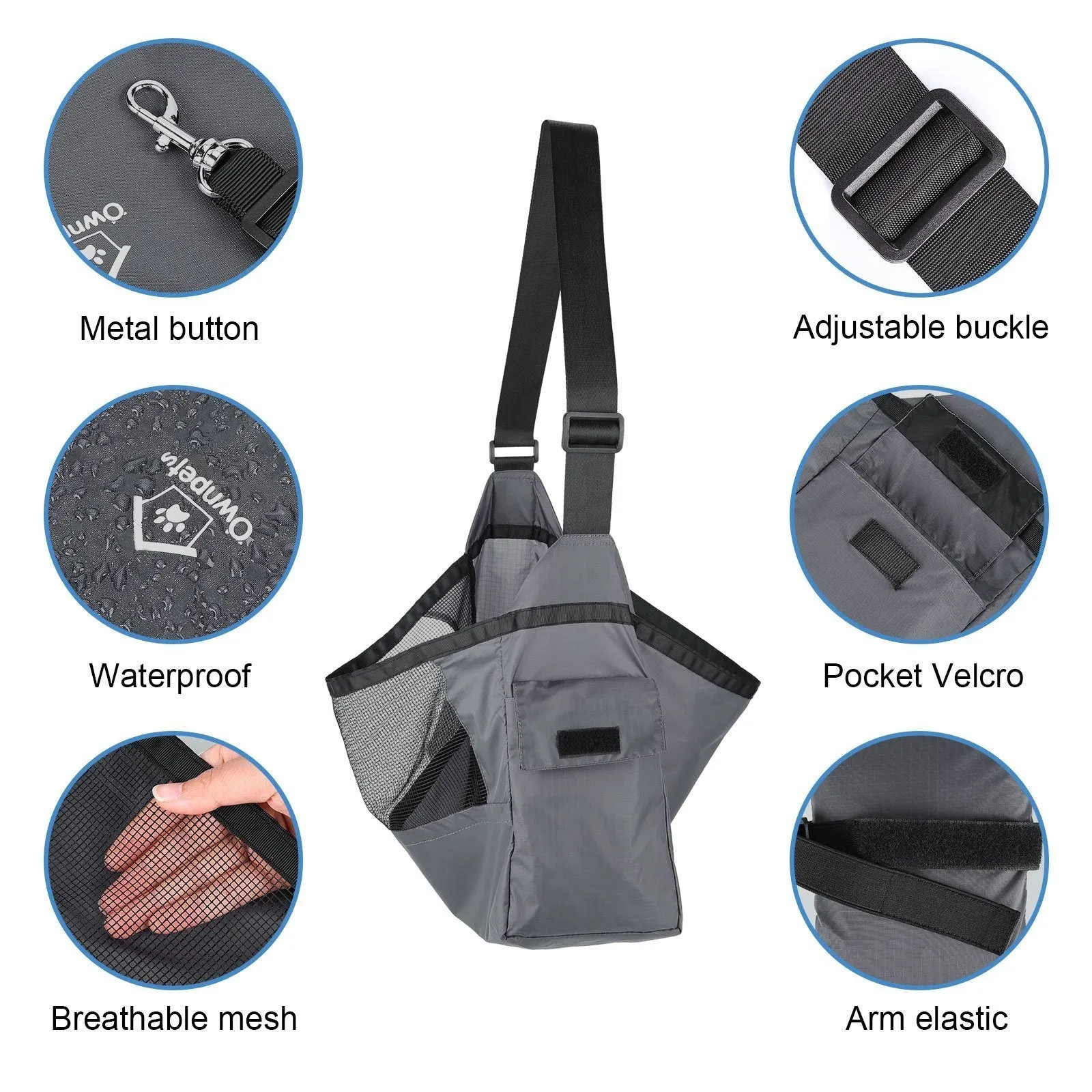 Pet Sling Carrier Travel Bag