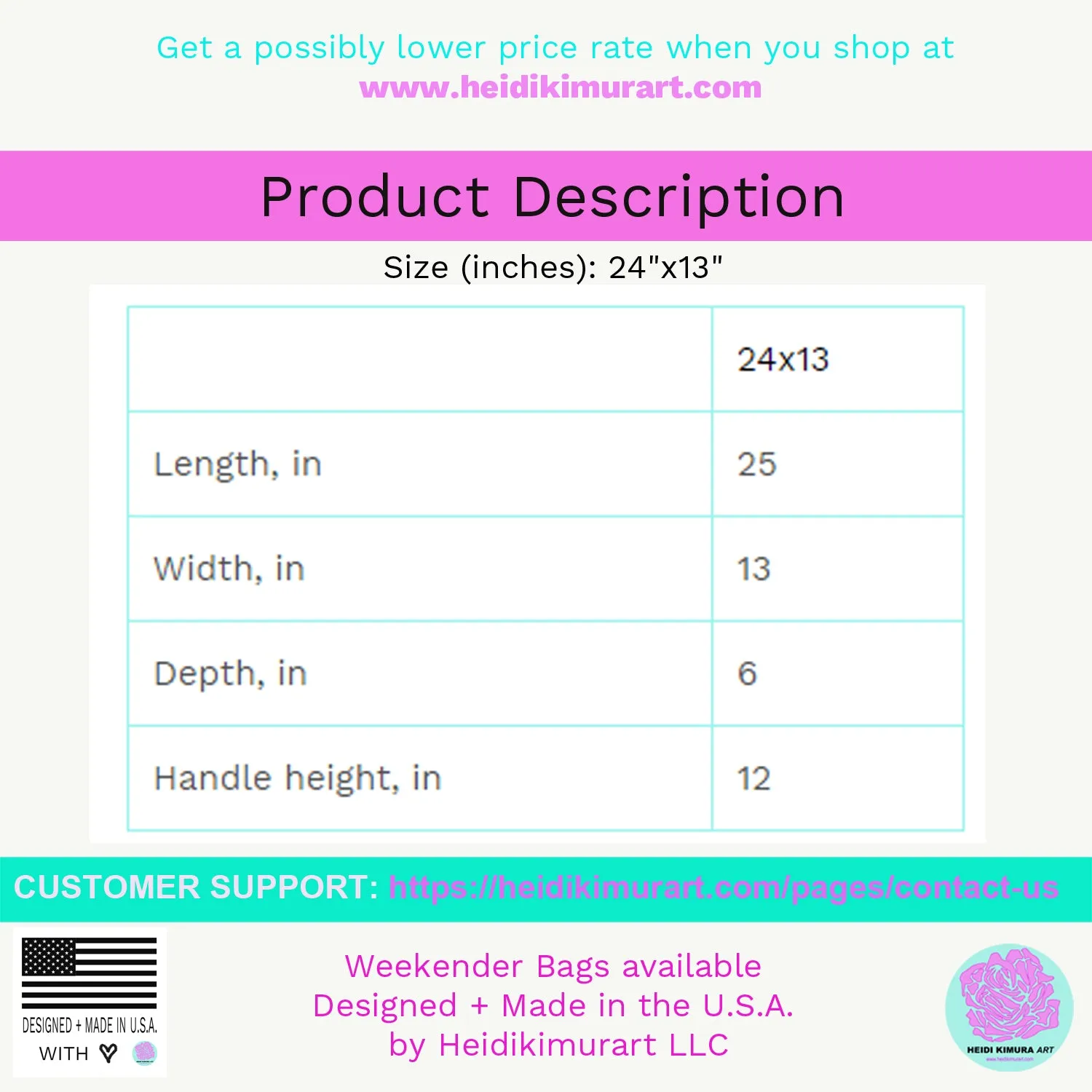 Pink Tartan Plaid Weekender Bag, Plaid Printed Oversized Designer 24"x13" Large Oversized Tote Bag