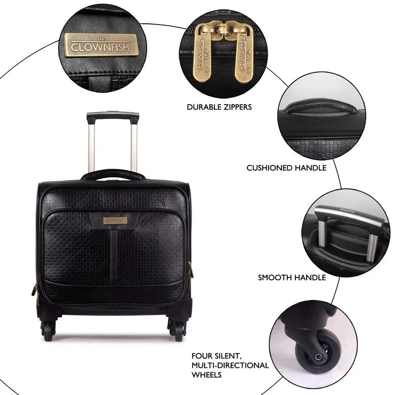 Single: Laptop Roller Case with Cushioned Sleeve | 44 LTR | Black