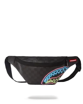 Sprayground Waist bag SHARKS IN PARIS GLOW SAVVY CROSSBODY Black