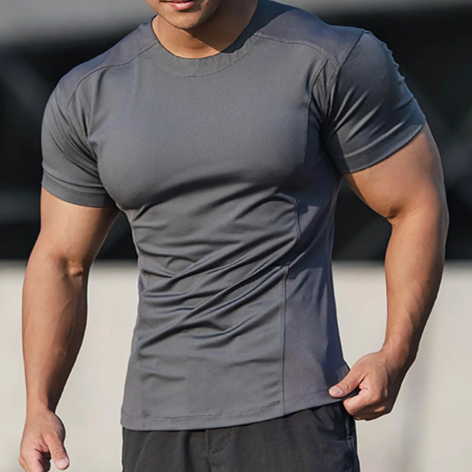 STRETCH ACTIVE DRY-FIT MOISTURE WICKING TEE