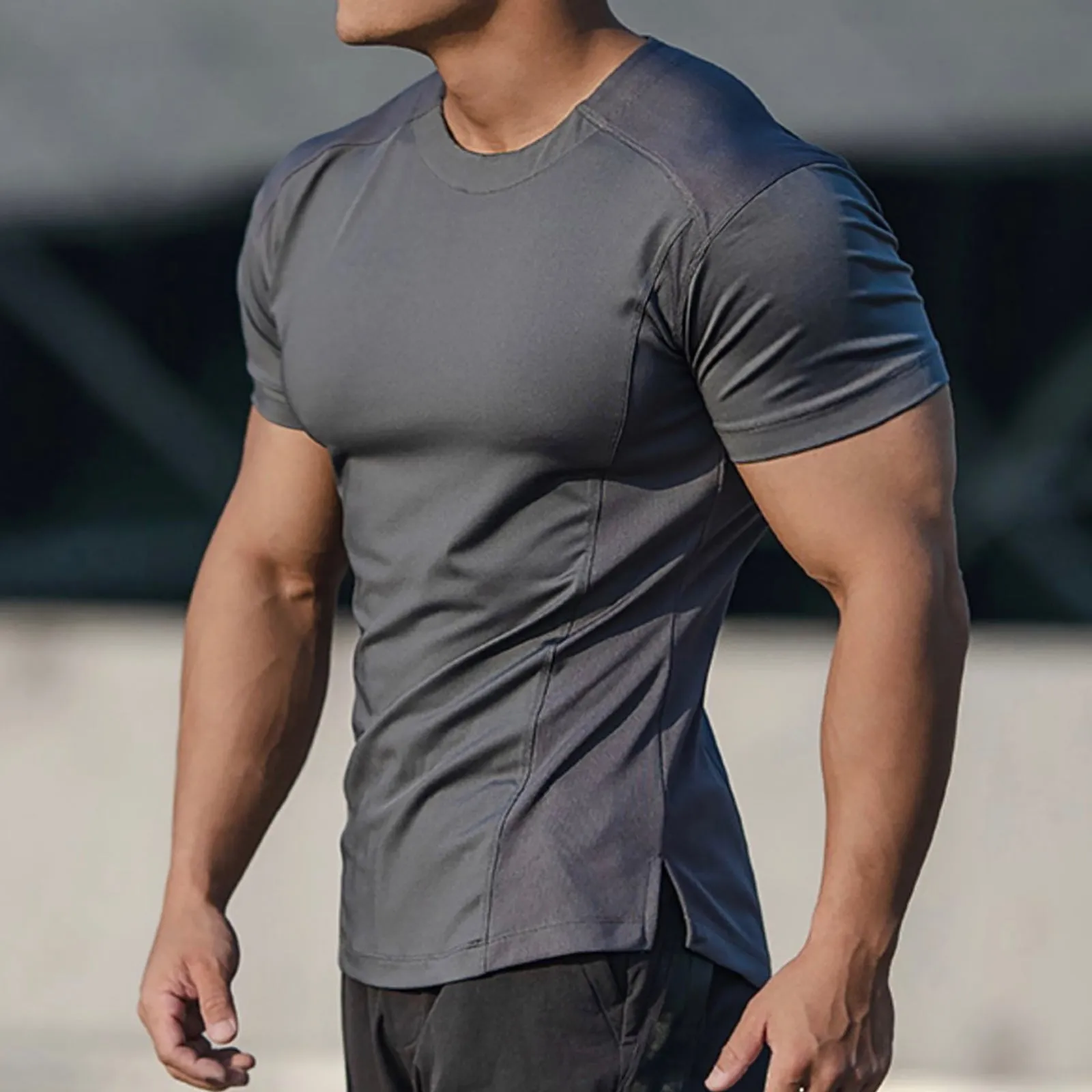 STRETCH ACTIVE DRY-FIT MOISTURE WICKING TEE