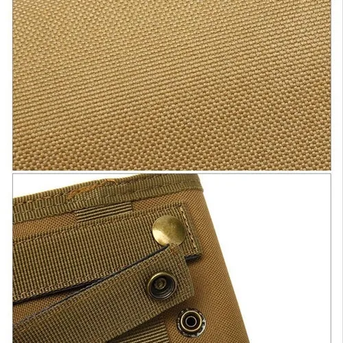 Stylish Multifunctional Outdoor Waist Bag Phone Camera Protective Case Card Pocket Wallet(Army Green)