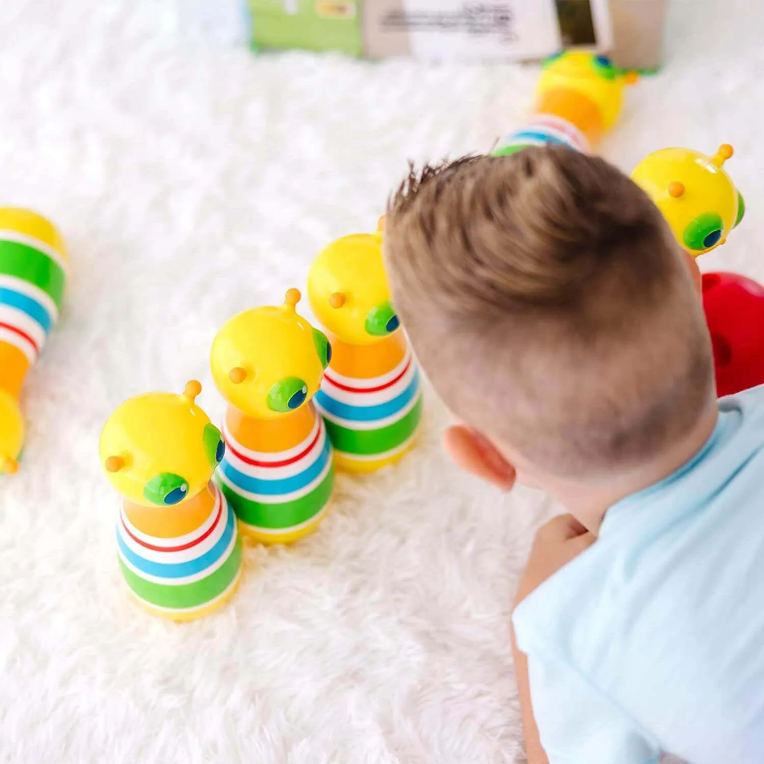 Sunny Patch Giddy Buggy Bowling Action Game - 6 Bug Pins, 1 Plastic Ball