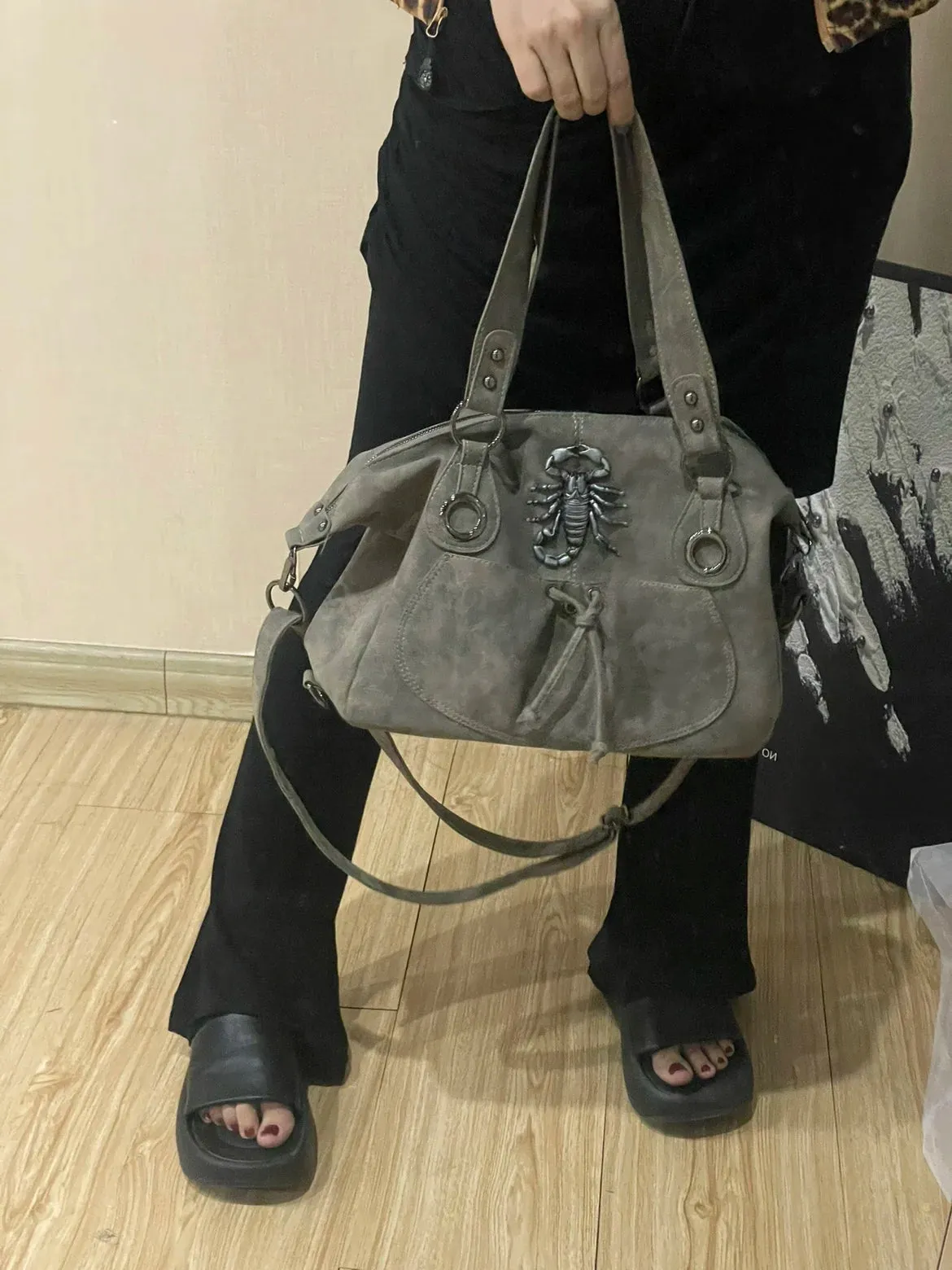 TAVIMART  -  Cool Women Shoulder Bags Y2K Bag Luxury Leather Crossbody Bag Solid Color Messenger Bag Purse Hobos Handbags bolsa