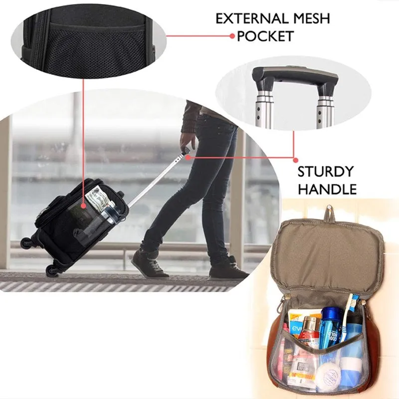 THE CLOWNFISH Achiever combo set of 2 bags (Dark Brown)