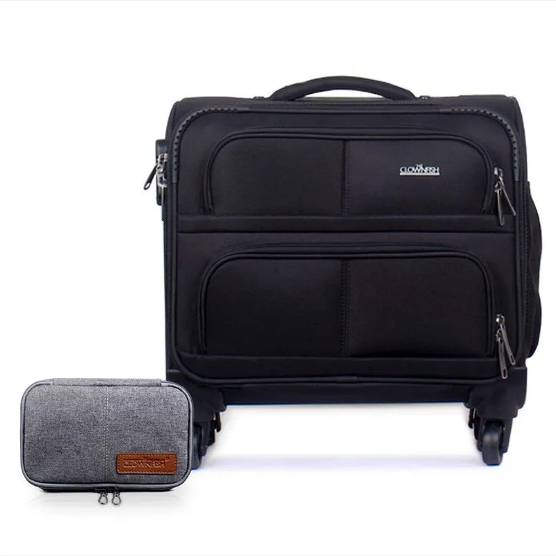 THE CLOWNFISH Achiever combo set of 2 bags (Dark Brown)