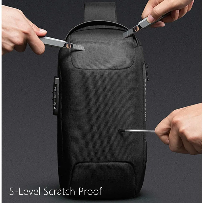 Urban Explorer - Men’s Waterproof USB Crossbody Bag