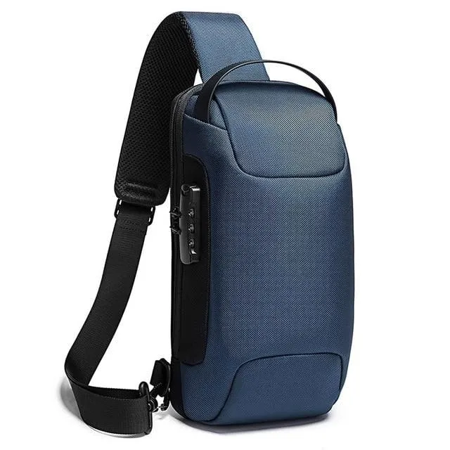 Urban Explorer - Men’s Waterproof USB Crossbody Bag