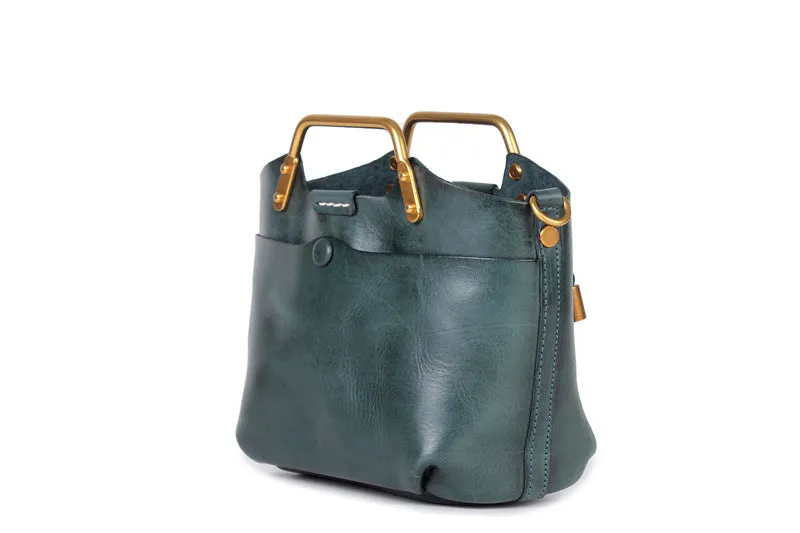 Vintage Women's  Leather Shoulder Bag Side Bags For Women