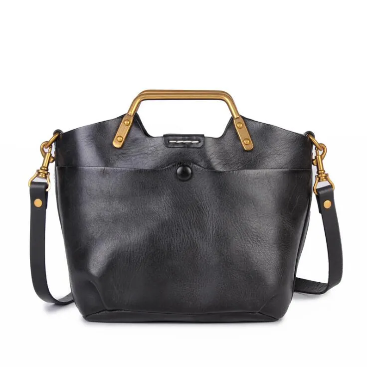 Vintage Women's  Leather Shoulder Bag Side Bags For Women