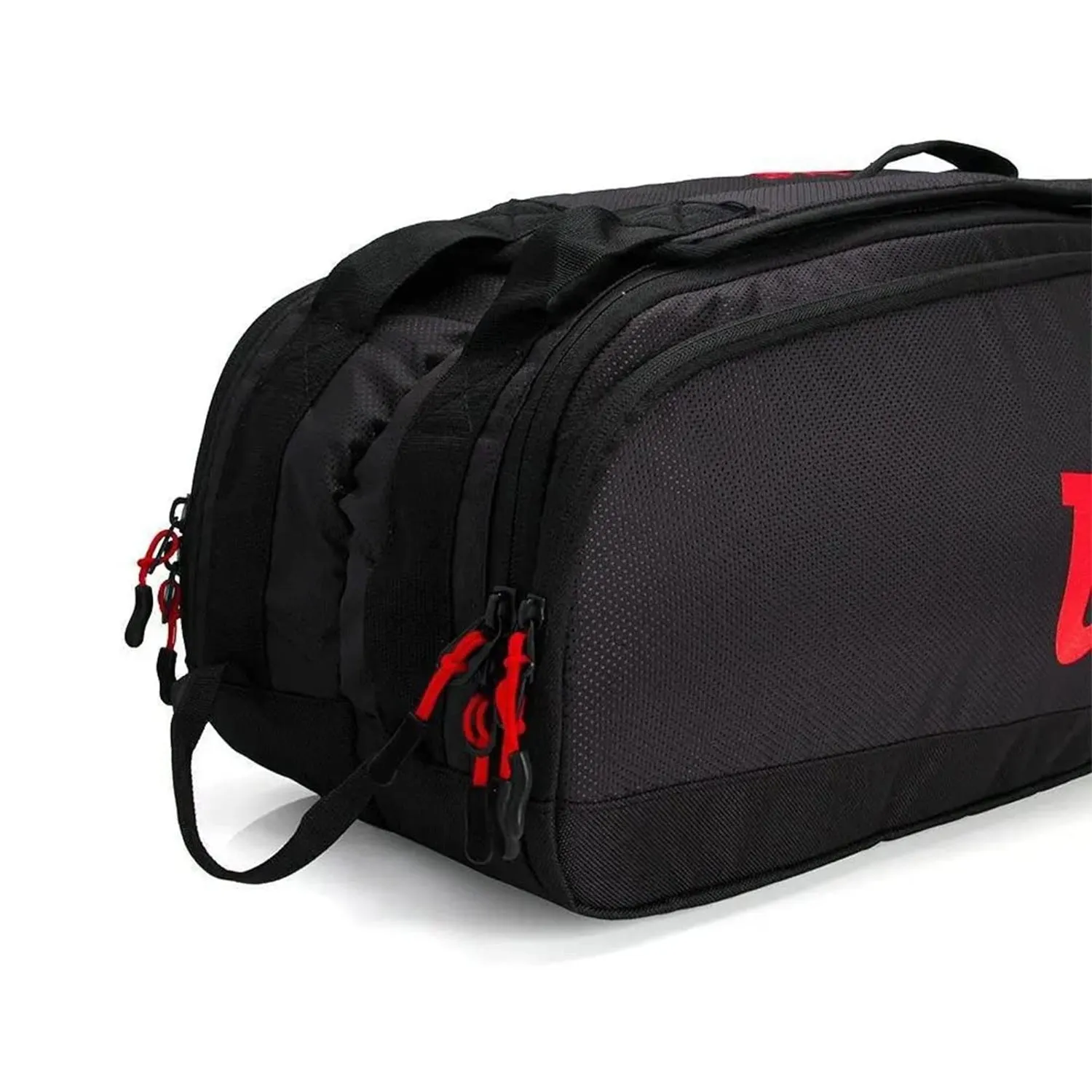 Wilson Tour 6 Tennis Racquet Bag, Red/Black