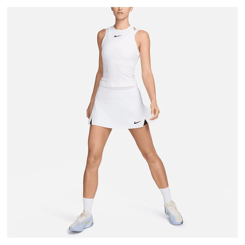 Women's Dri-Fit Tennis Tank White and Black