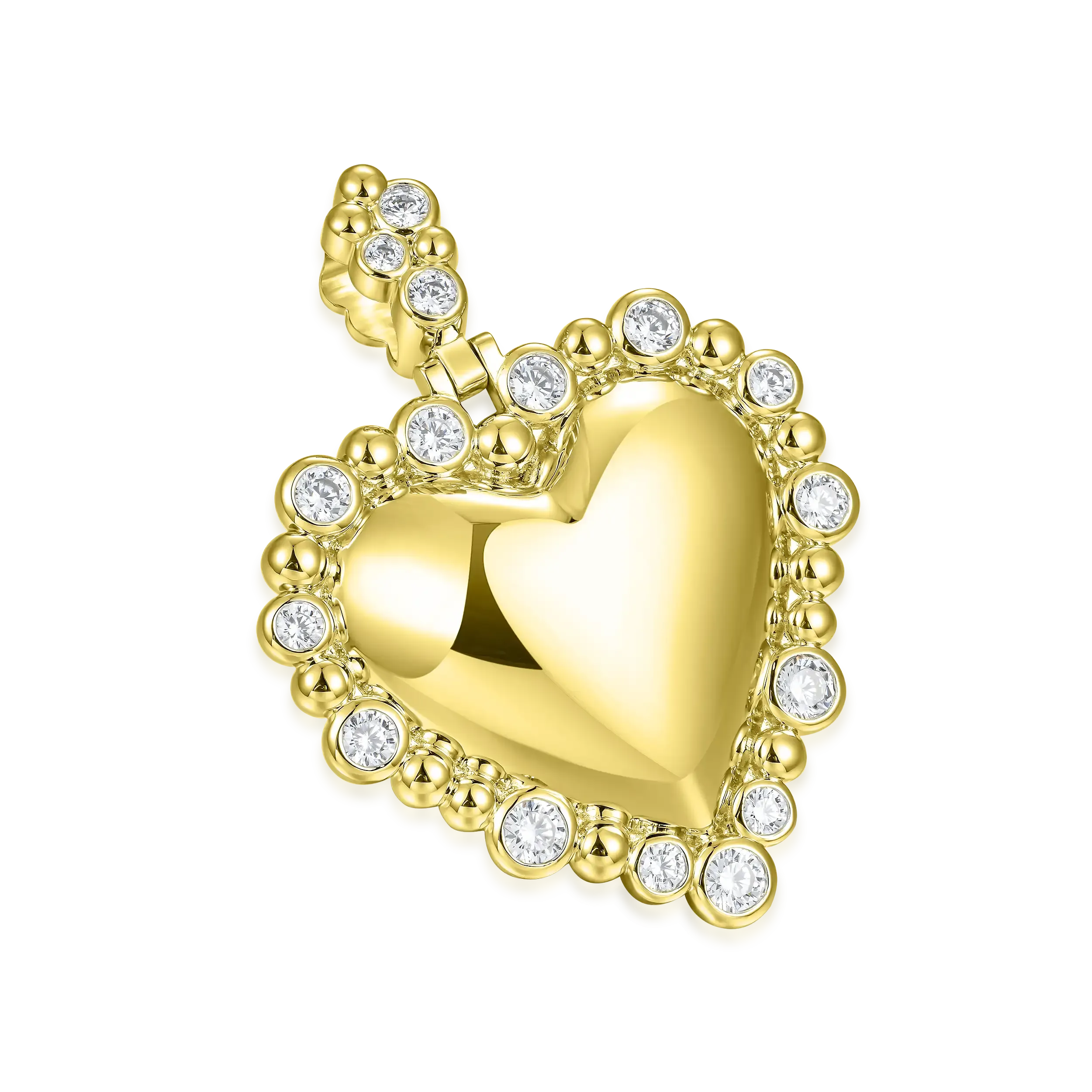 Women's Love Heart Metal Pendant