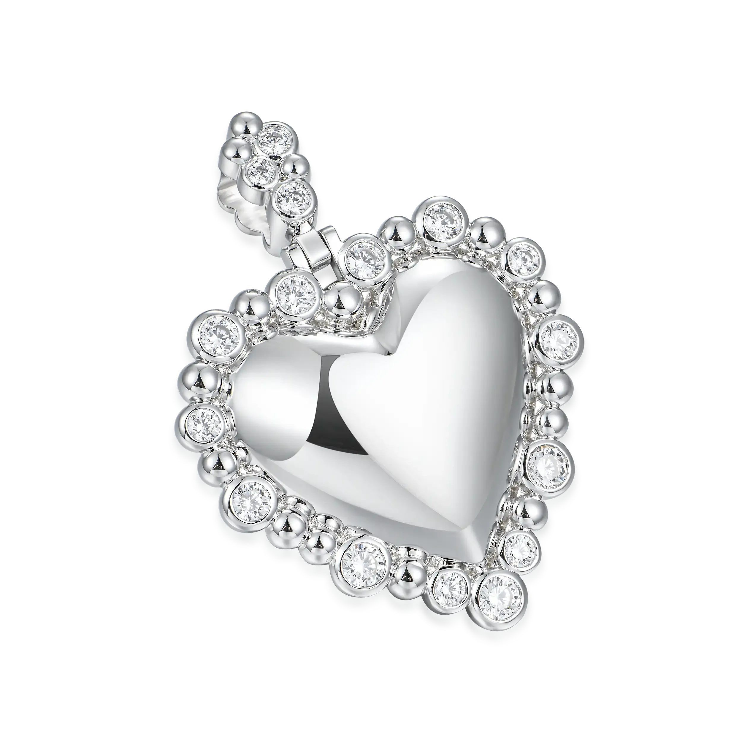 Women's Love Heart Metal Pendant