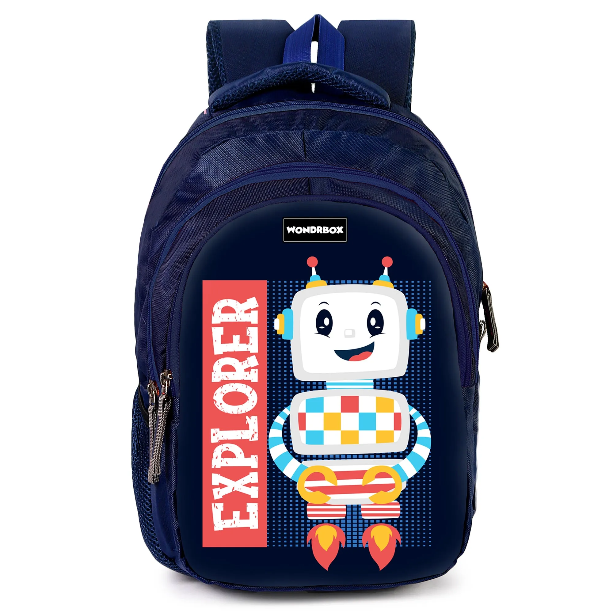 WONDRBOX Robot School Bag For Boys and Girls Age 8 and above.
